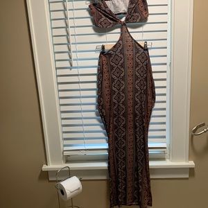 Windsor paisley cutout dress